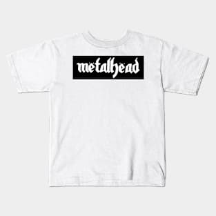 Metalhead in Motorhead font without noise Kids T-Shirt